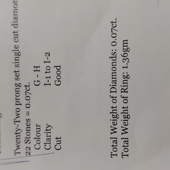 CERTIFIED 14kt White Gold, 22-Stone Diamond Infinity Ring - Picture 9 of 11